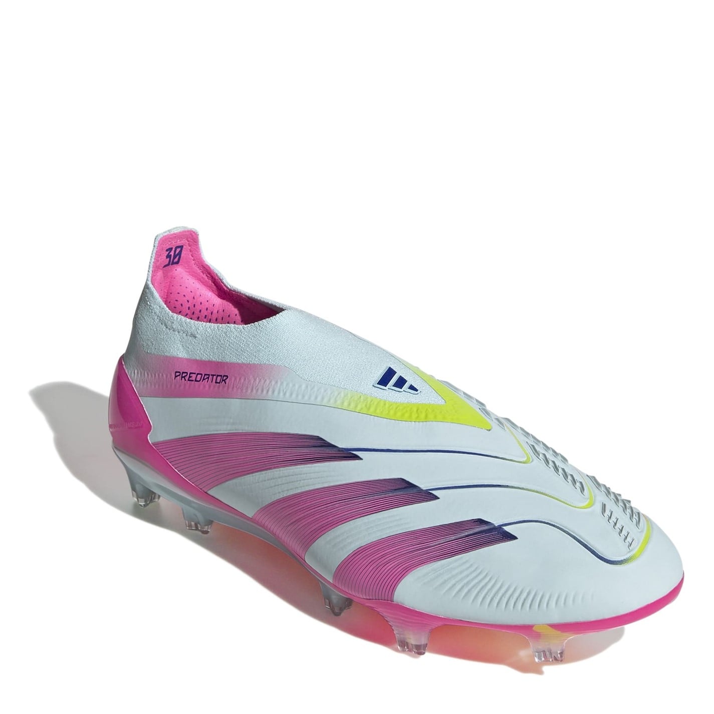 Ghete de fotbal adidas 24 Predator Elite Firm Ground alb albastru