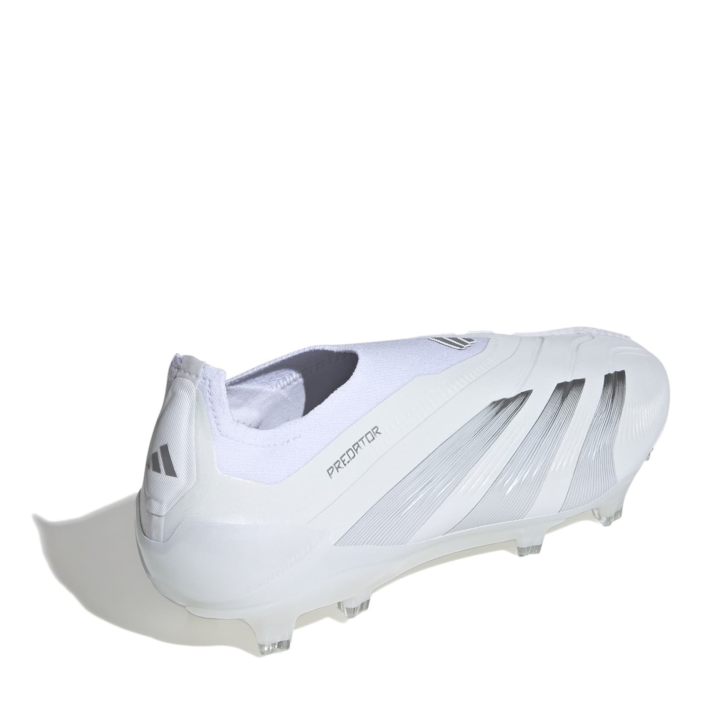 Ghete de fotbal adidas 24 Predator Elite Firm Ground alb argintiu