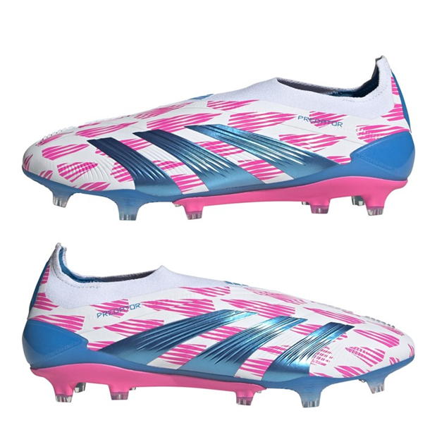 Ghete de fotbal adidas 24 Predator Elite Firm Ground alb roz