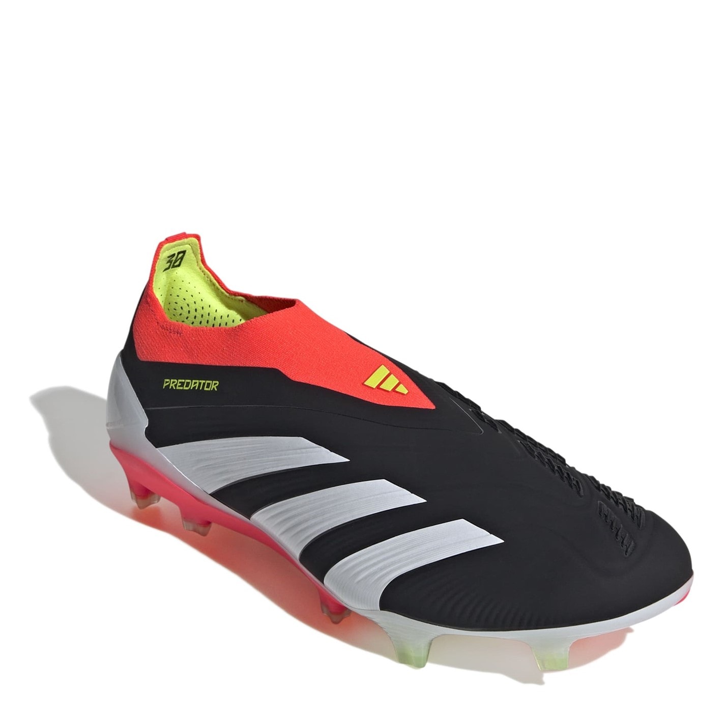 Ghete de fotbal adidas 24 Predator Elite Firm Ground negru alb rosu