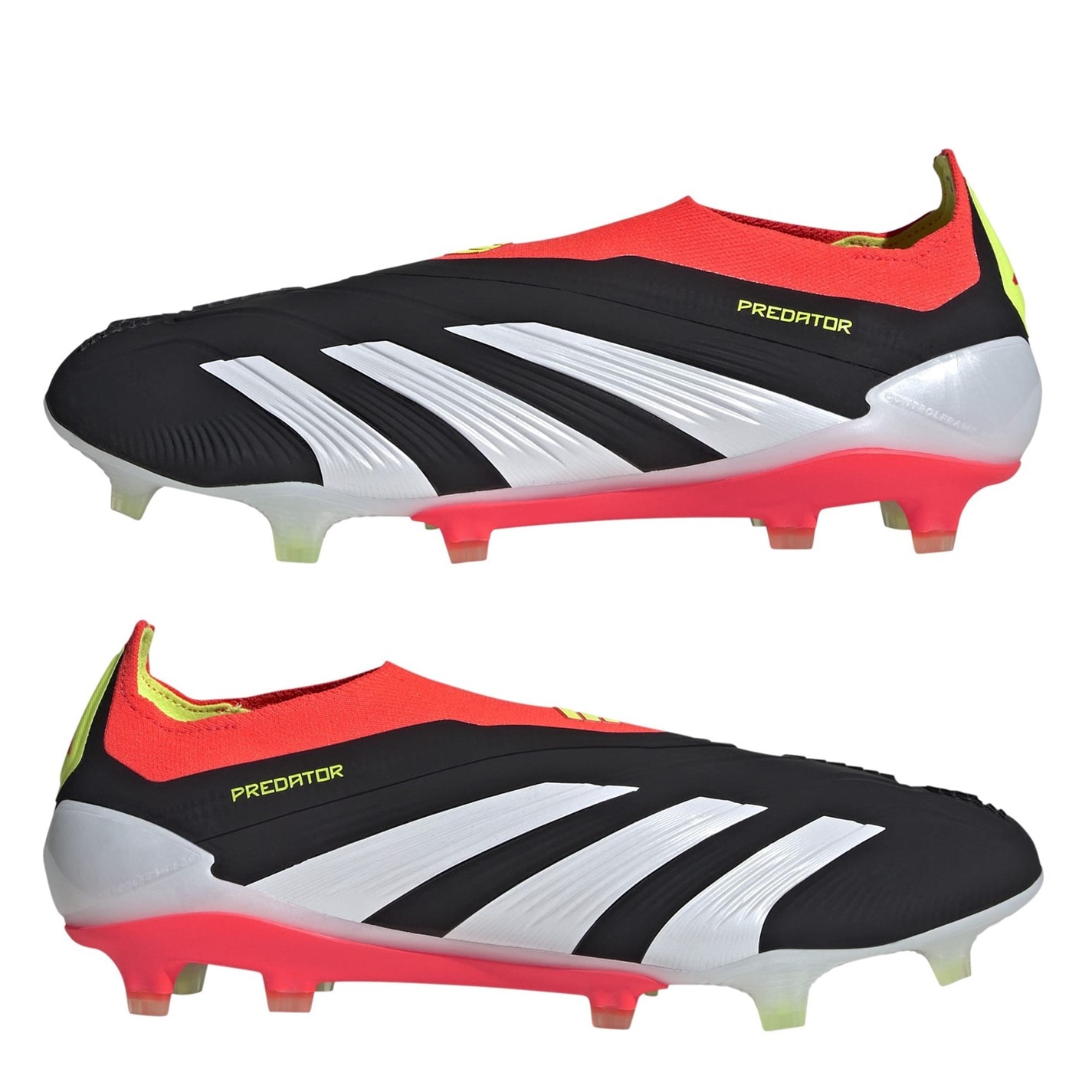 Ghete de fotbal adidas 24 Predator Elite Firm Ground negru alb rosu