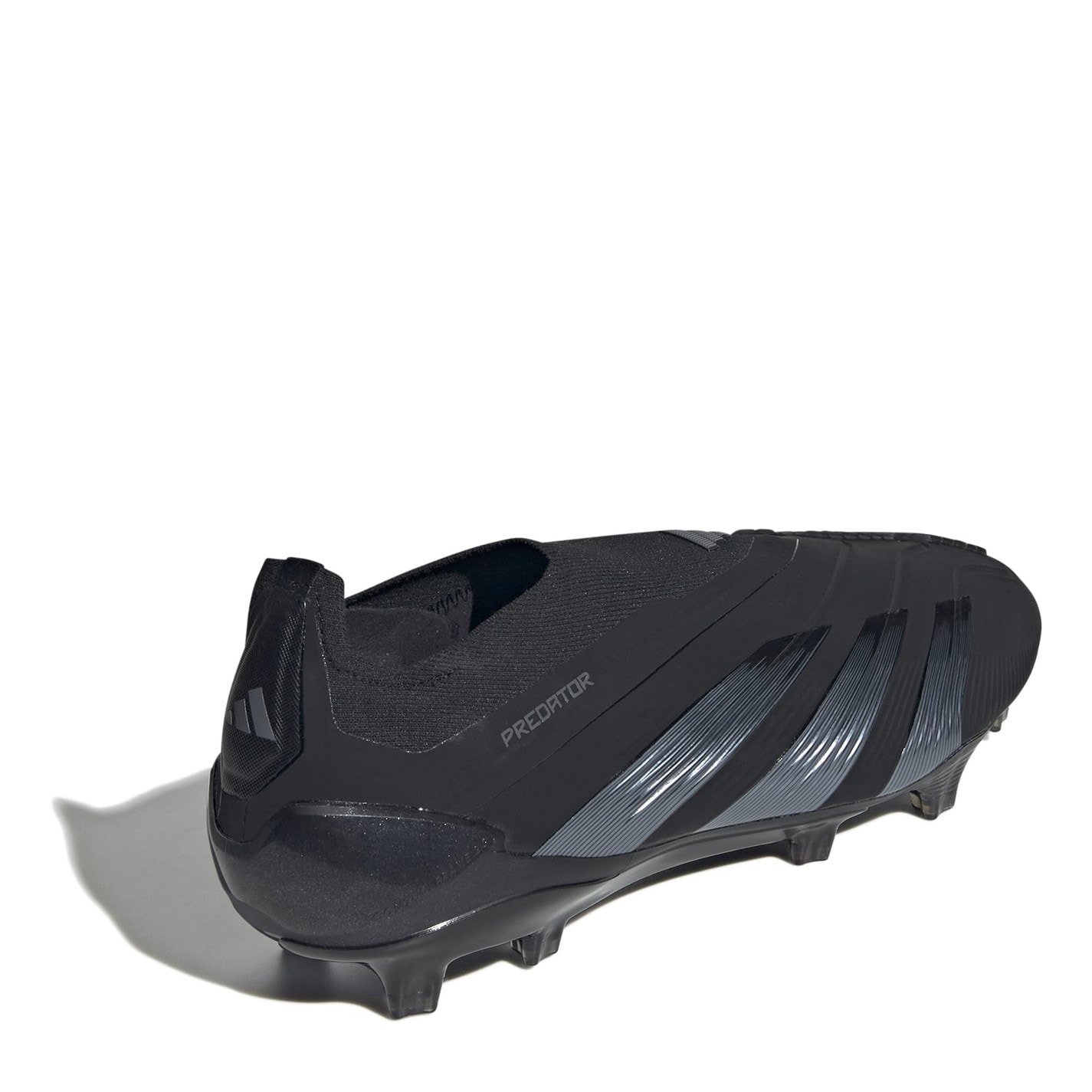 Ghete de fotbal adidas Predator 24 Elite Laceless Firm Ground negru gri