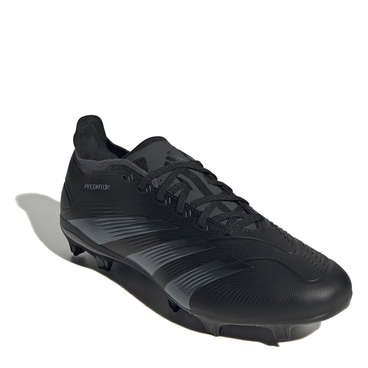 Ghete de fotbal adidas adidas Predator League Firm Ground negru gri