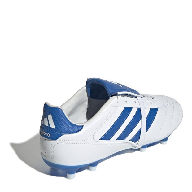 Ghete de fotbal adidas Copa Gloro II Foldover Tongue Firm Ground alb albastru