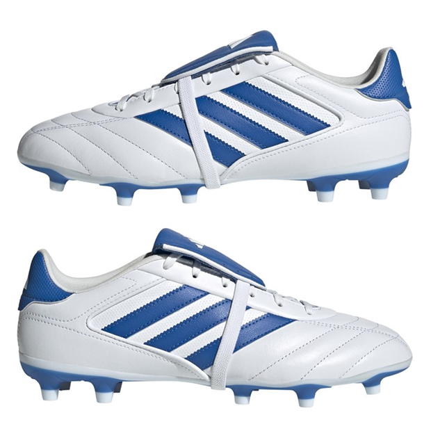 Ghete de fotbal adidas Copa Gloro II Foldover Tongue Firm Ground alb albastru