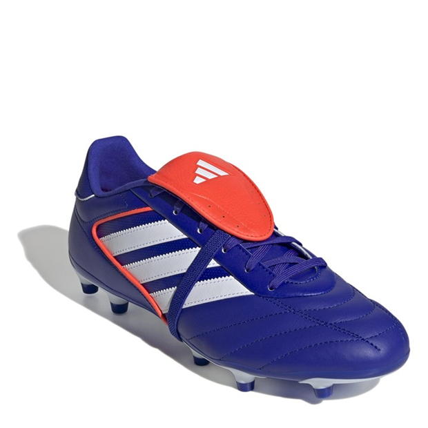 Ghete de fotbal adidas Copa Glora II Foldover Tongue Firm Ground albastru alb rosu