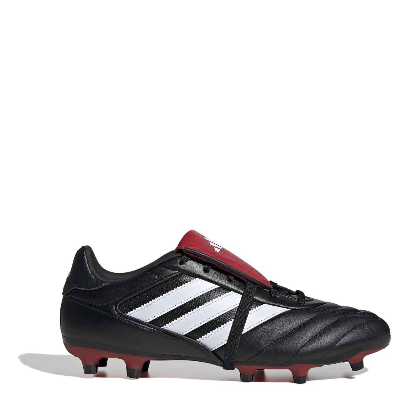 Ghete de fotbal adidas Copa Gloro II Foldover Tongue Firm Ground negru alb rosu