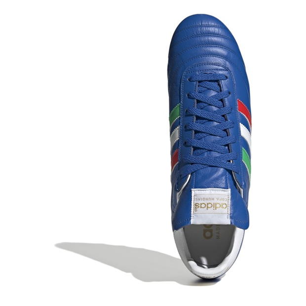 Ghete de fotbal adidas Copa Mundial Firm Ground pentru baieti albastru pantone pa