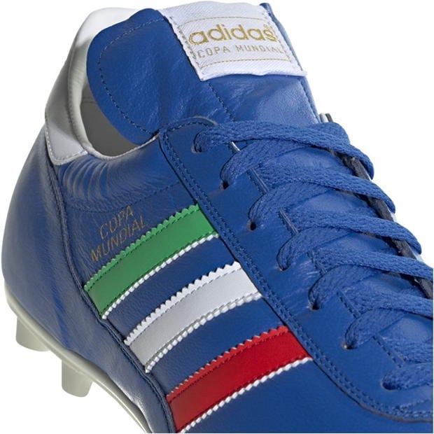 Ghete de fotbal adidas Copa Mundial Firm Ground pentru baieti albastru pantone pa