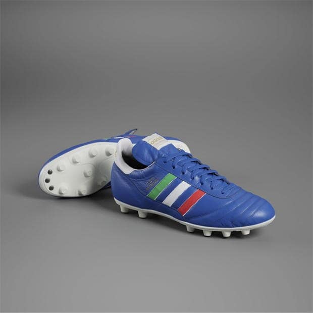 Ghete de fotbal adidas Copa Mundial Firm Ground pentru baieti albastru pantone pa