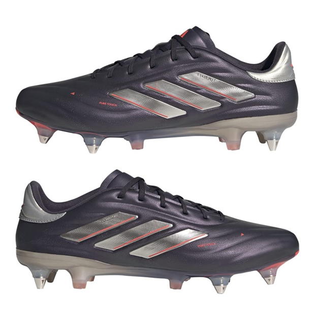 Ghete de fotbal adidas Copa Pure 2 Elite gazon sintetic negru argintiu