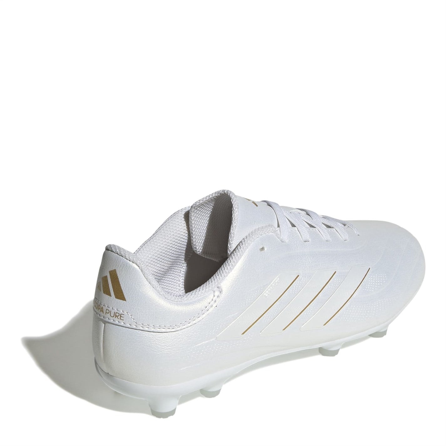 Ghete de fotbal adidas Copa Pure 2 League Juniors Firm Ground alb auriu