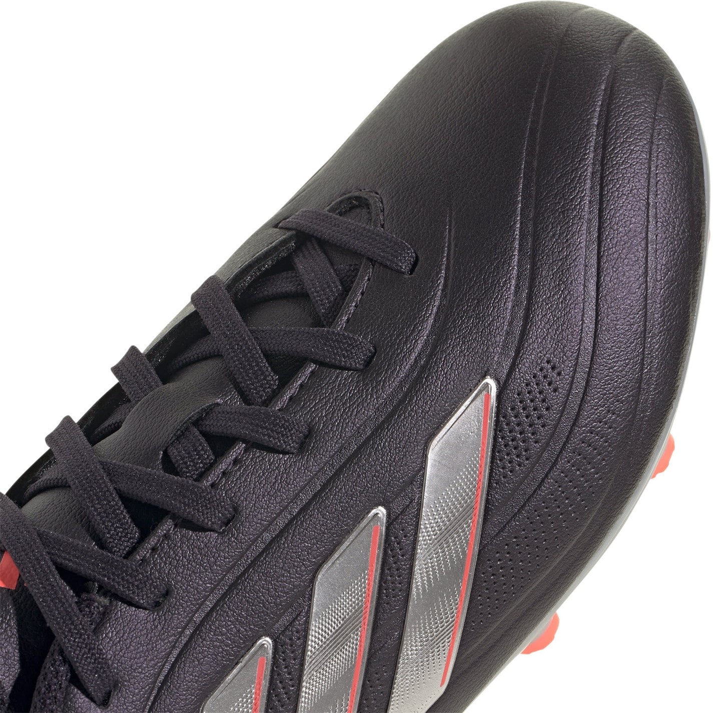 Ghete de fotbal adidas Copa Pure 2 League Juniors Firm Ground negru argintiu