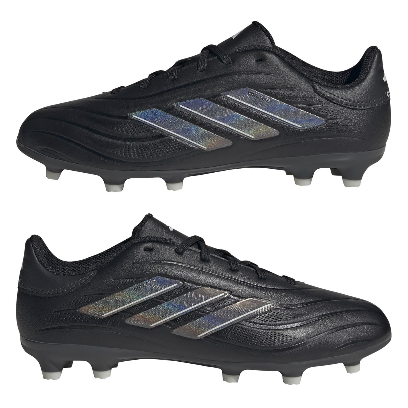 Ghete de fotbal adidas Copa Pure 2 League Juniors Firm Ground negru gri