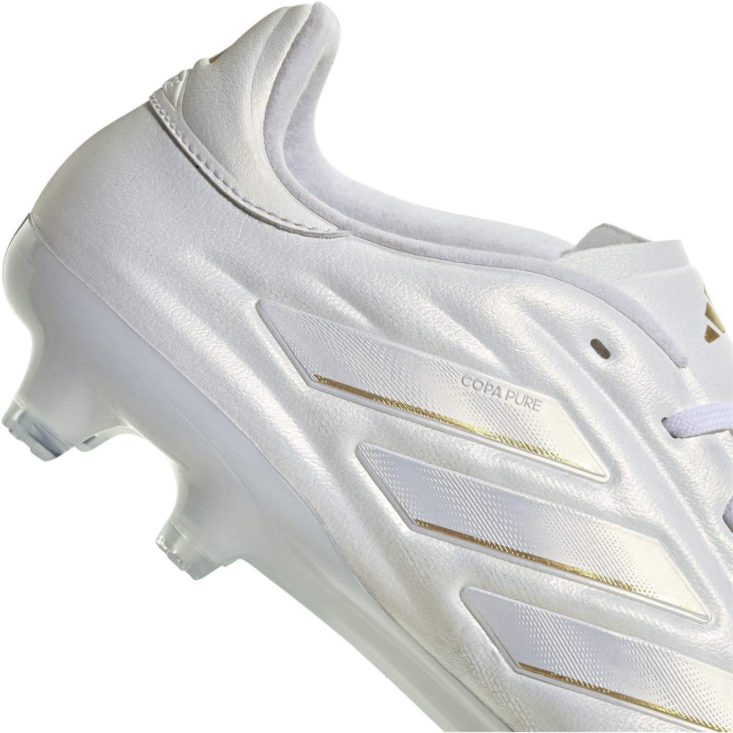 Ghete de fotbal adidas Copa Pure Elite Firm Ground alb auriu