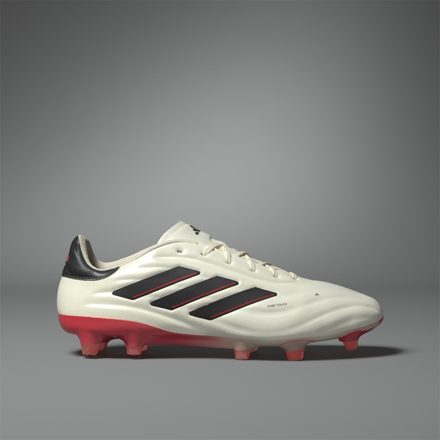 Ghete de fotbal adidas Copa Pure Elite Firm Ground alb negru rosu