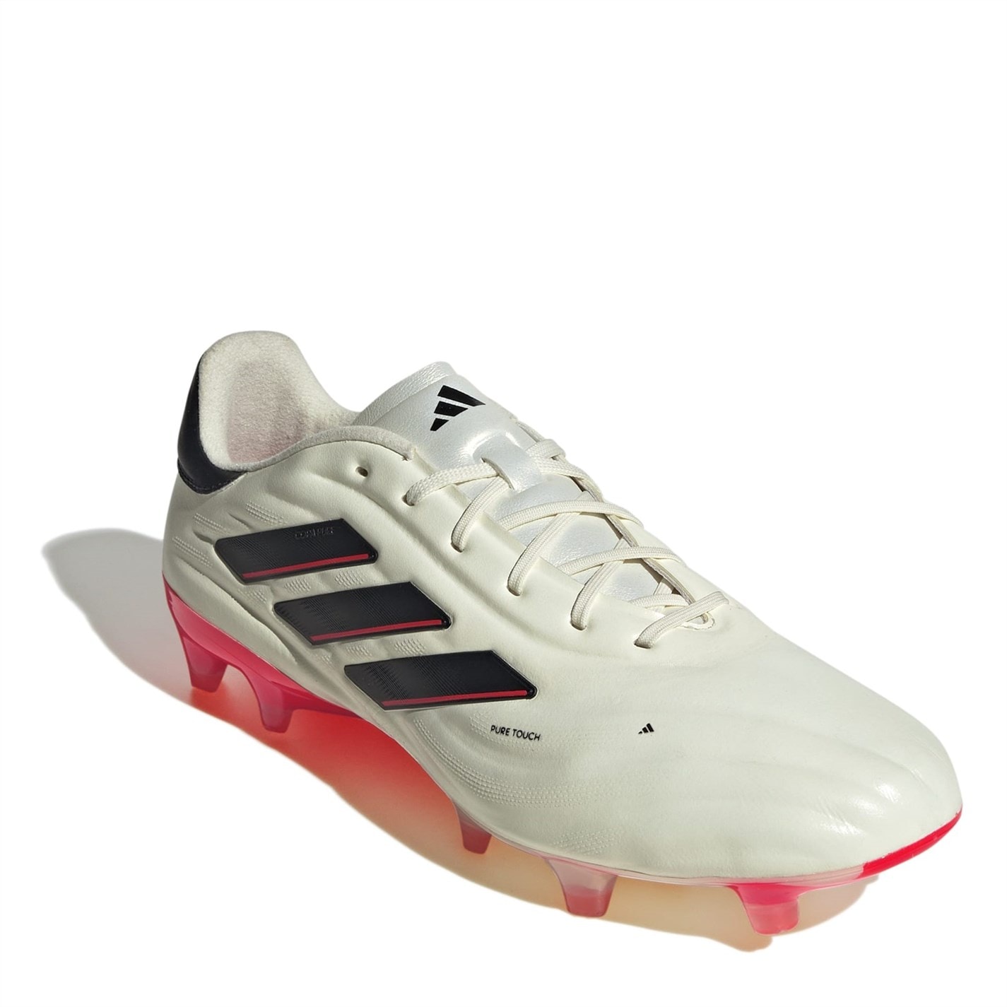 Ghete de fotbal adidas Copa Pure Elite Firm Ground alb negru rosu