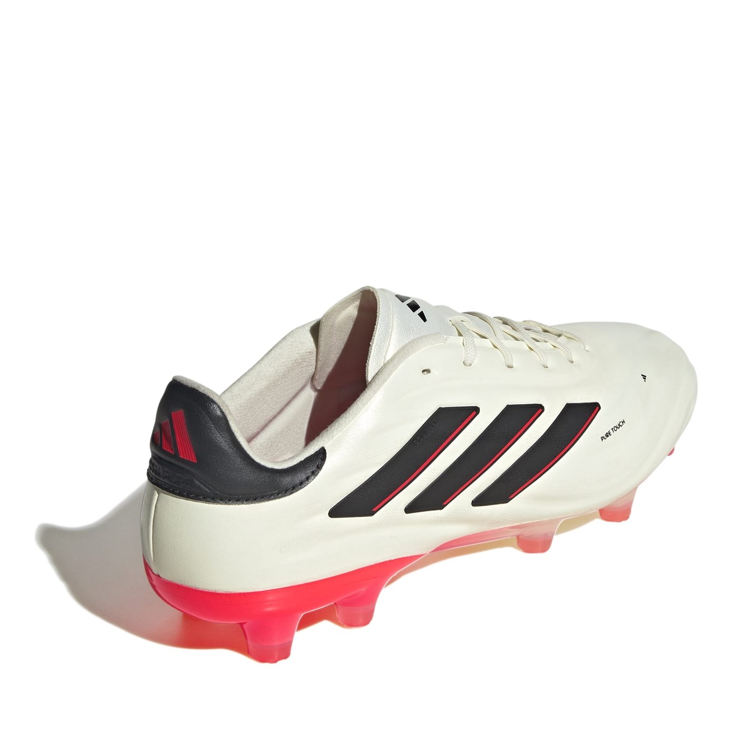 Ghete de fotbal adidas Copa Pure Elite Firm Ground alb negru rosu