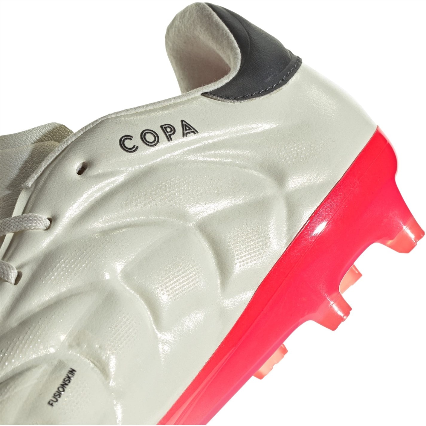 Ghete de fotbal adidas Copa Pure Elite Firm Ground alb negru rosu