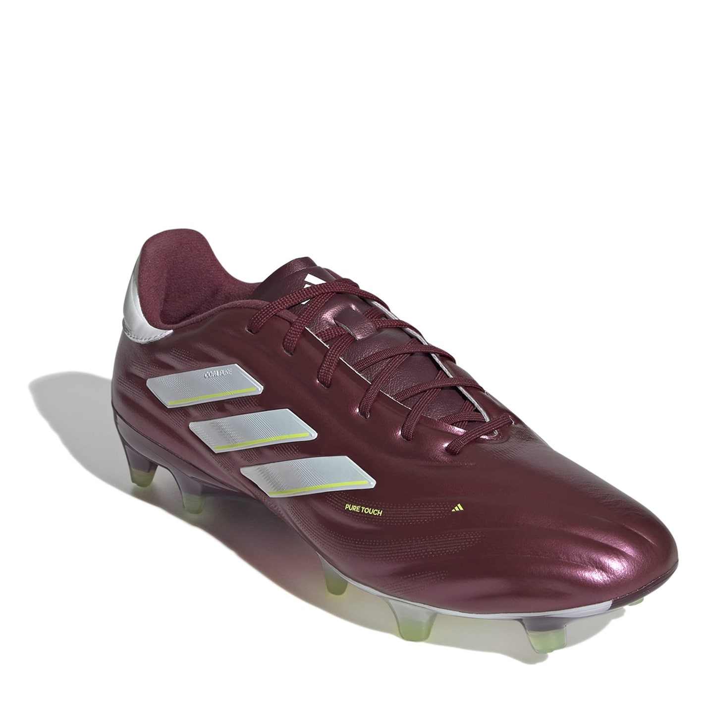 Ghete de fotbal adidas Copa Pure Elite Firm Ground rosu alb galben