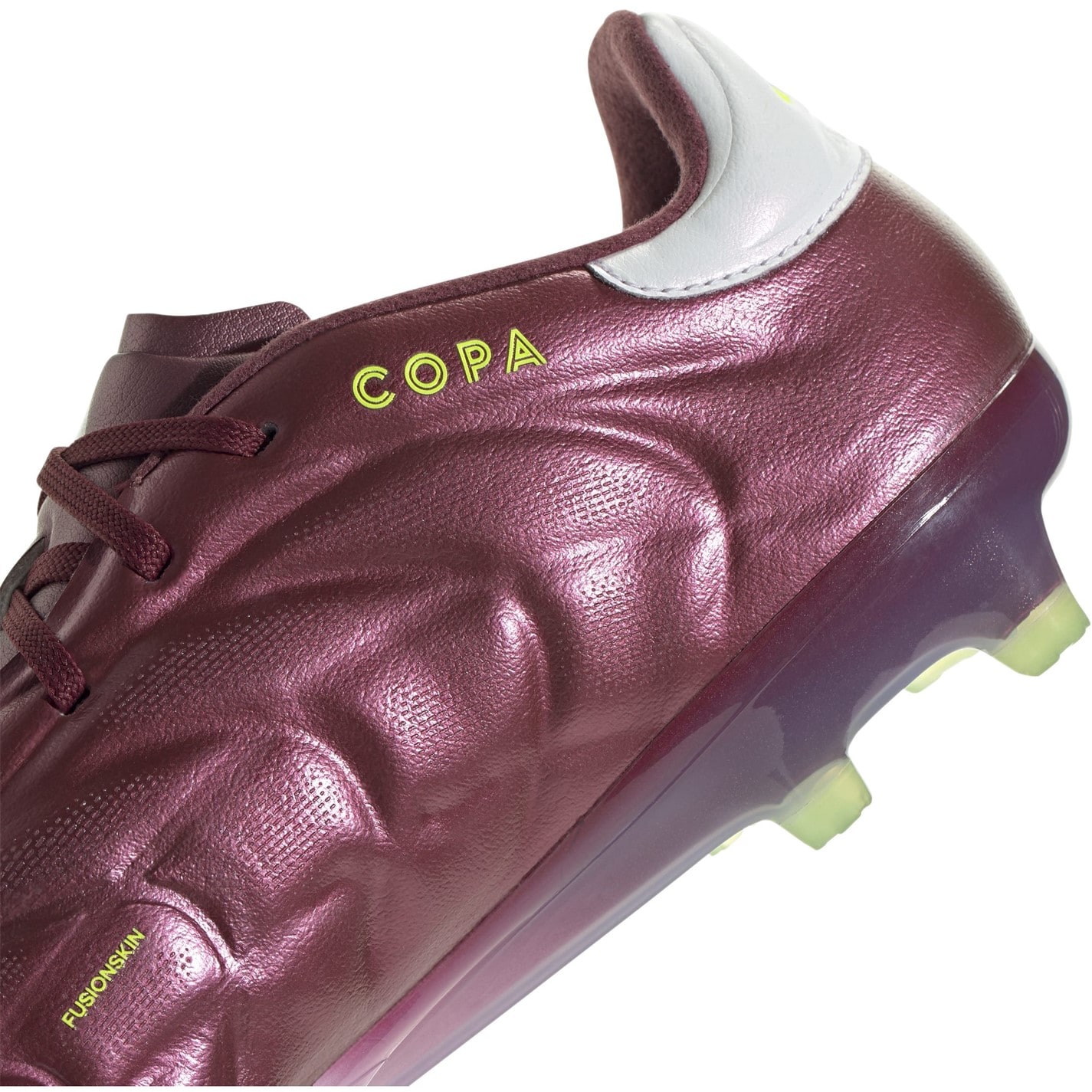 Ghete de fotbal adidas Copa Pure Elite Firm Ground rosu alb galben