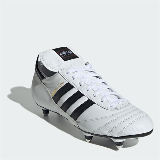 Ghete de fotbal adidas Cupa Mondiala gazon sintetic alb negru