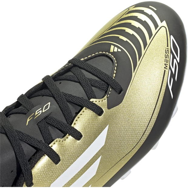 Ghete de fotbal adidas F50 Club Firm Ground auriu negru