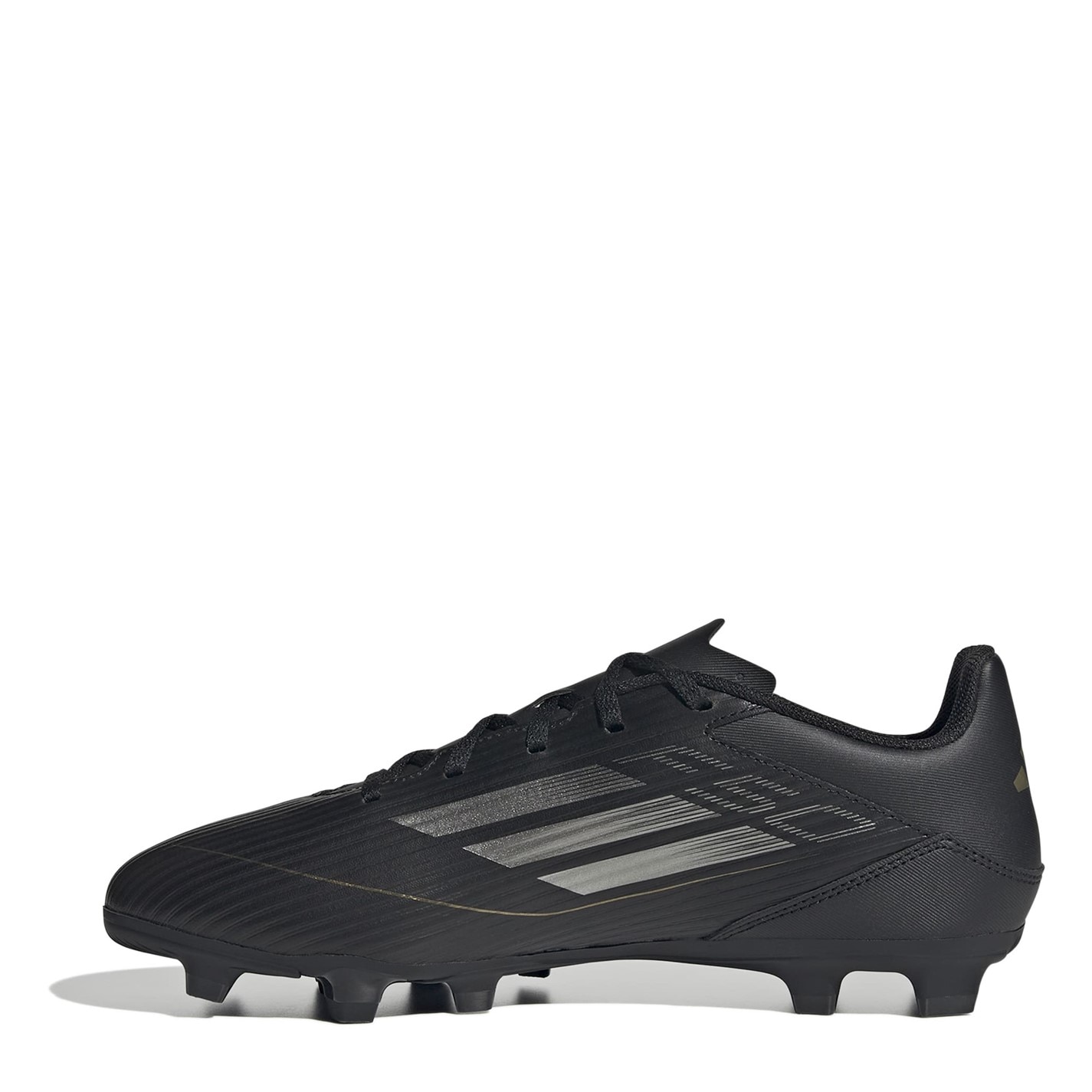 Ghete de fotbal adidas F50 Club Firm Ground negru argintiu