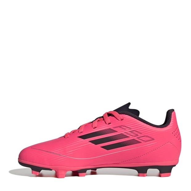 Ghete de fotbal adidas F50 Club Firm Ground pentru Copii roz negru