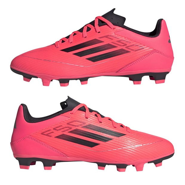 Ghete de fotbal adidas F50 Club Firm Ground roz negru