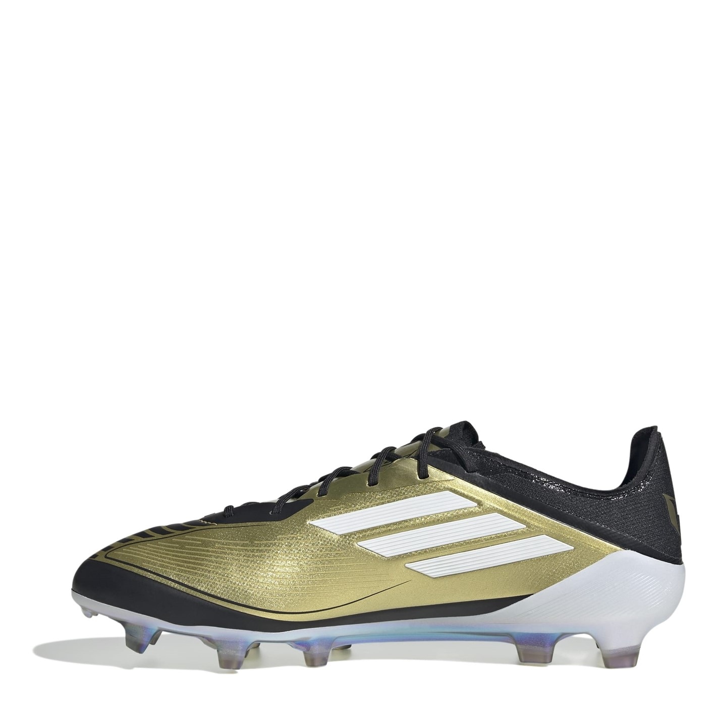 Ghete de fotbal adidas F50 Elite Firm Ground auriu negru