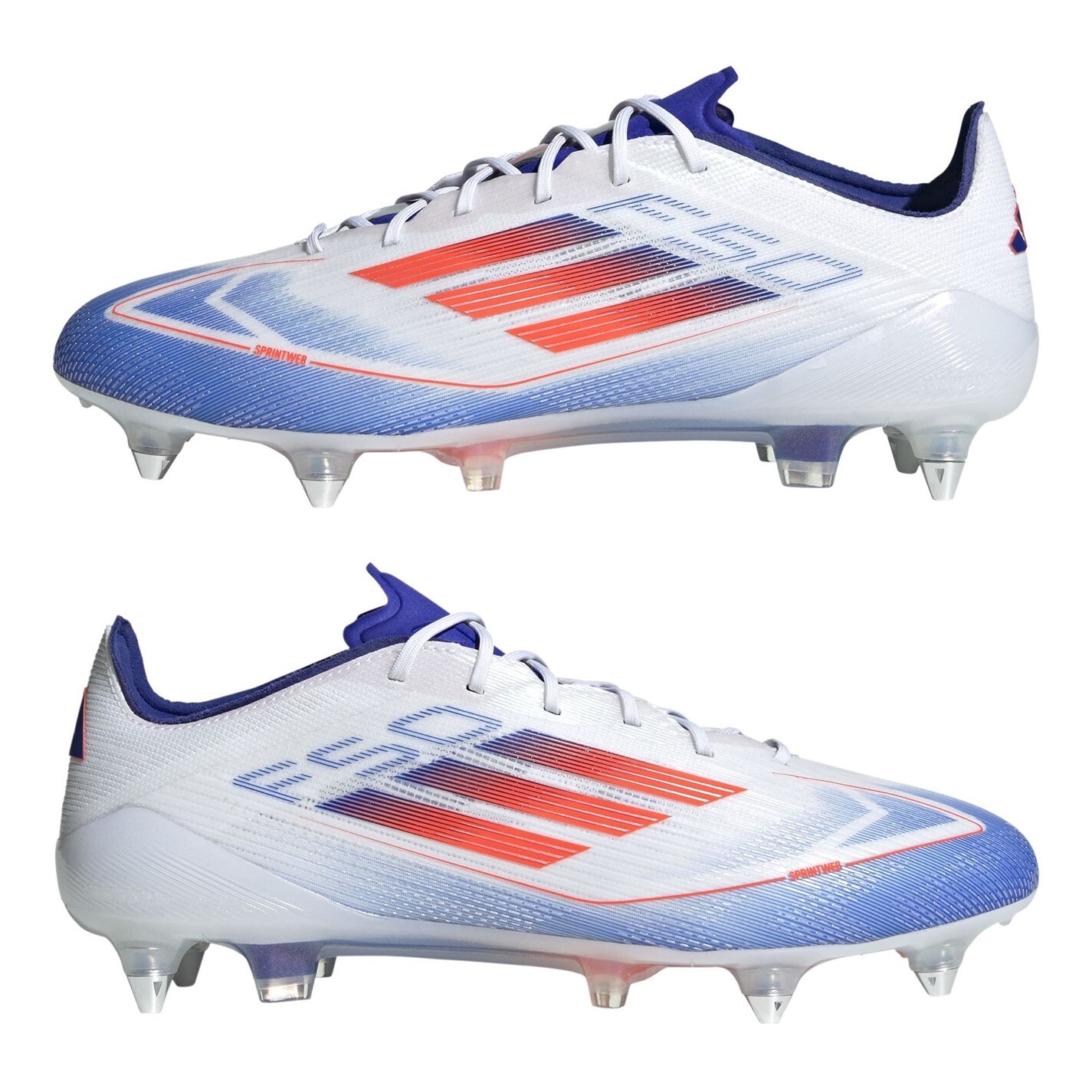 Ghete de fotbal adidas F50 Elite gazon sintetic alb rosu albastru