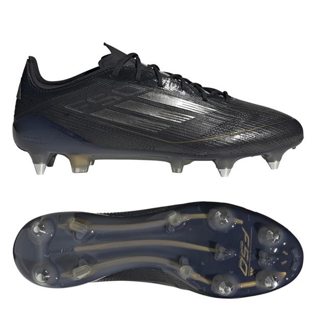 Ghete de fotbal adidas F50 Elite gazon sintetic negru argintiu