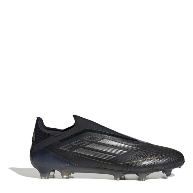 Ghete de fotbal adidas F50 Elite Laceless Firm Ground negru argintiu