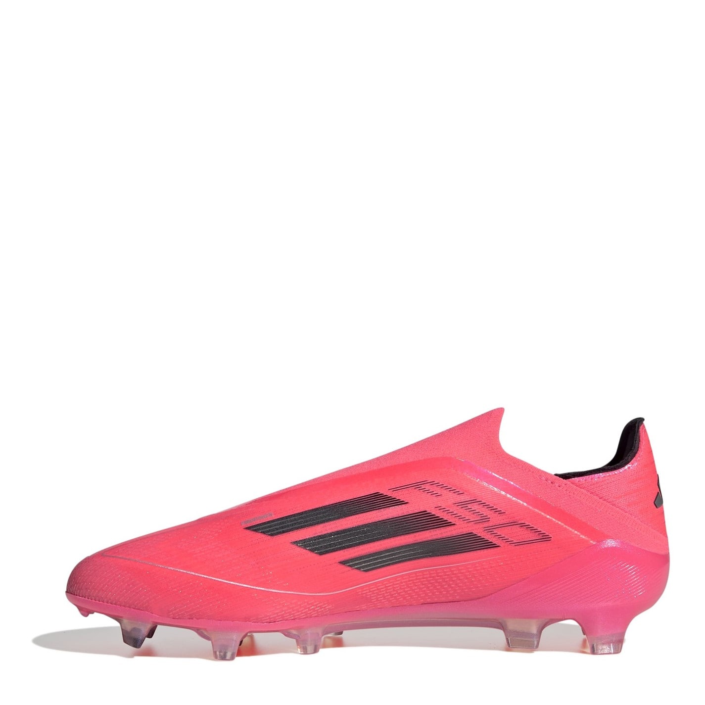 Ghete de fotbal adidas F50 Elite Laceless Firm Ground roz negru