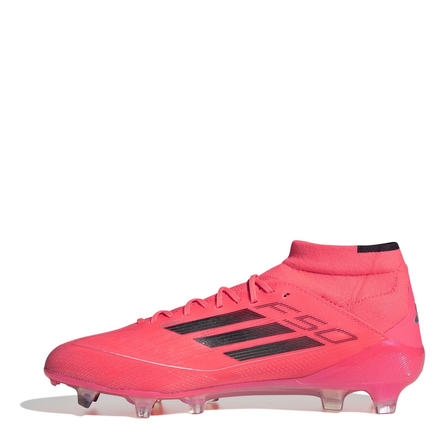 Ghete de fotbal adidas F50 Elite Mid-Cut Firm Ground pentru femei roz negru