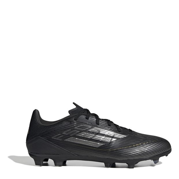 Ghete de fotbal adidas F50 League Firm Ground negru argintiu