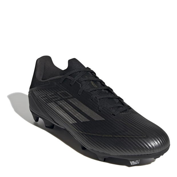 Ghete de fotbal adidas F50 League Firm Ground negru argintiu