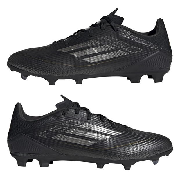 Ghete de fotbal adidas F50 League Firm Ground negru argintiu