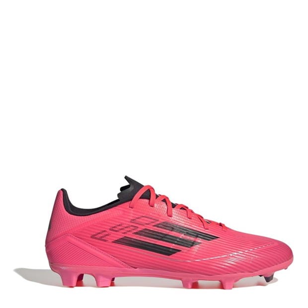 Ghete de fotbal adidas F50 League Firm Ground roz negru