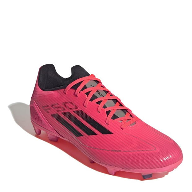 Ghete de fotbal adidas F50 League Firm Ground roz negru