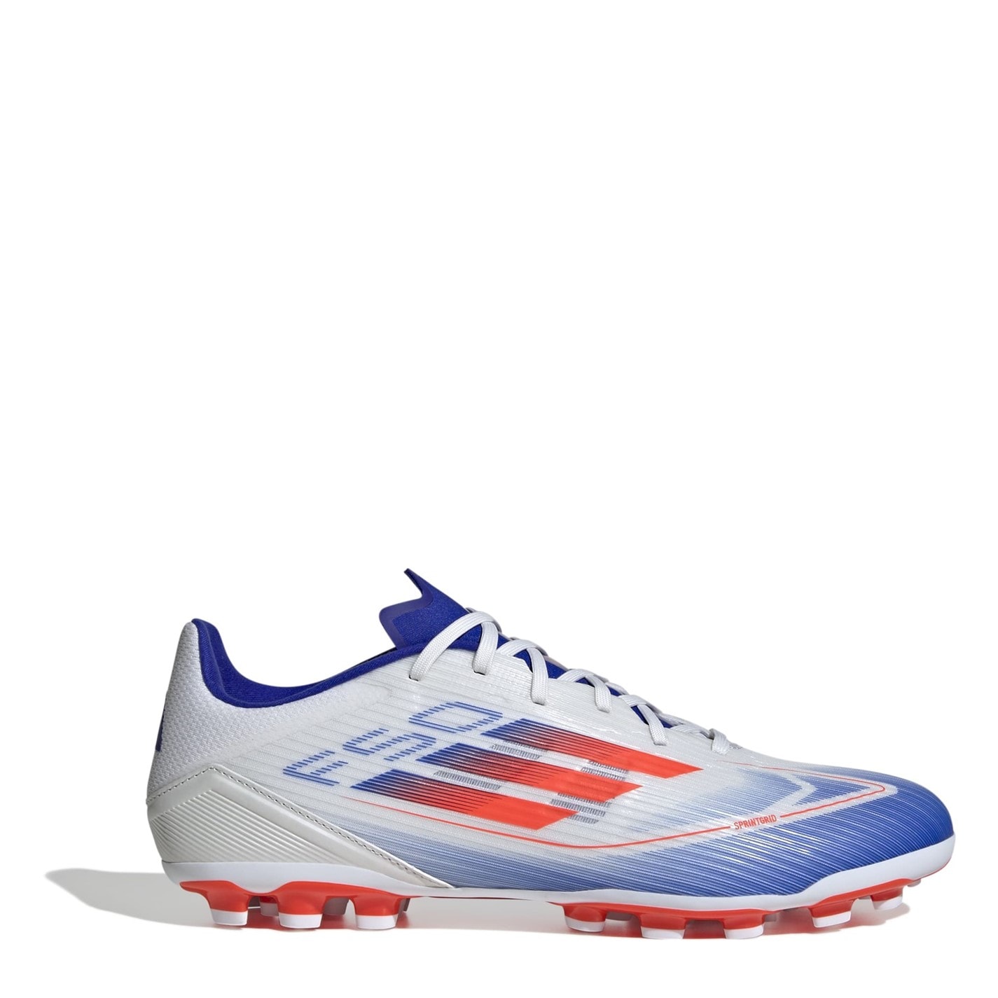 Ghete de fotbal adidas F50 League gazon sintetic alb rosu albastru