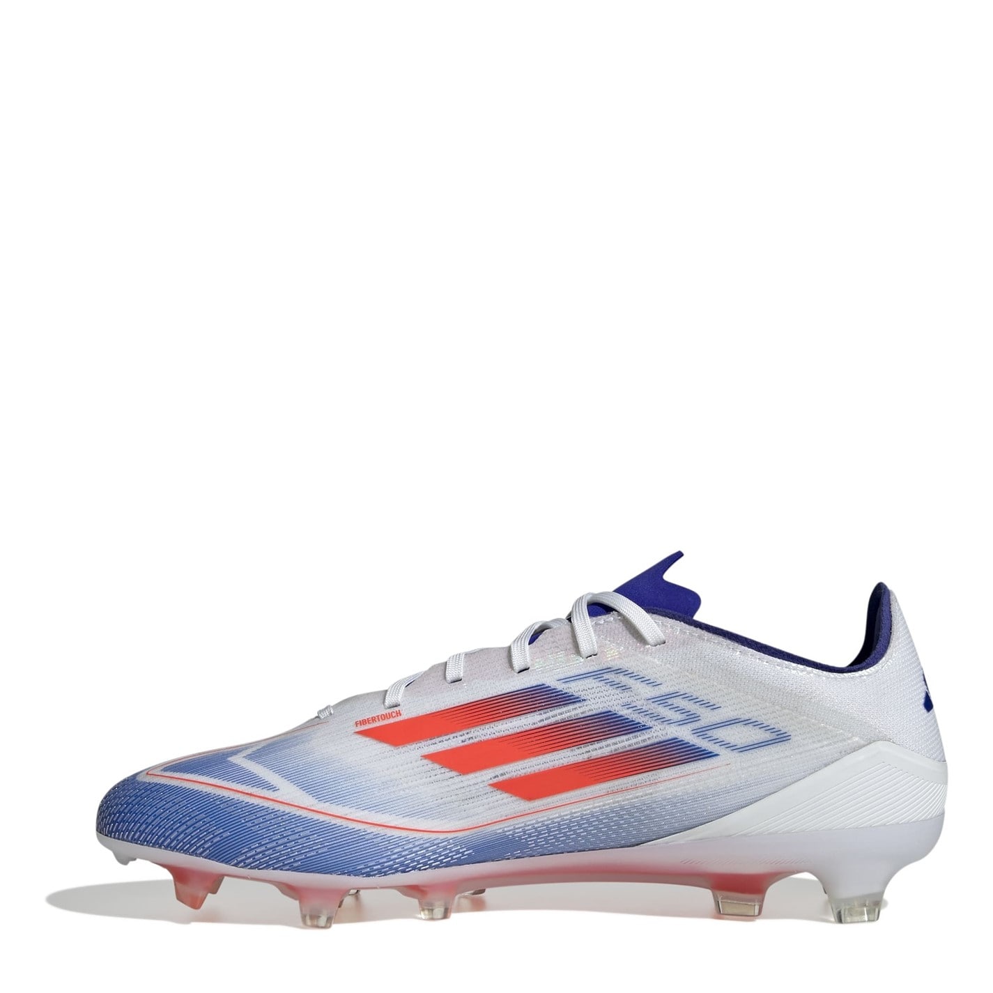 Ghete de fotbal adidas F50 Pro Firm Ground alb rosu albastru