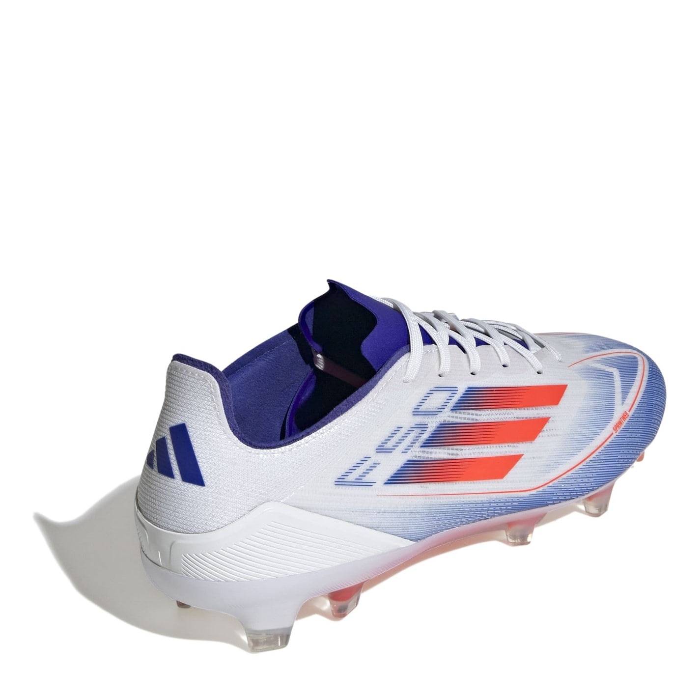 Ghete de fotbal adidas F50 Pro Firm Ground alb rosu albastru