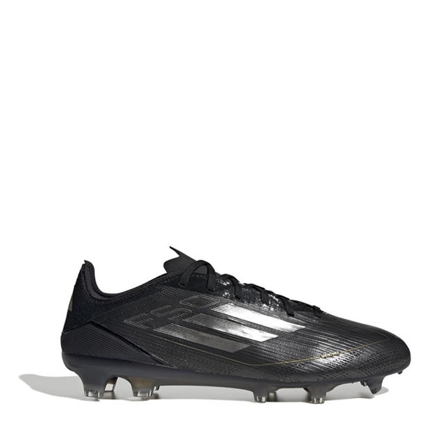 Ghete de fotbal adidas F50 Pro Firm Ground negru argintiu