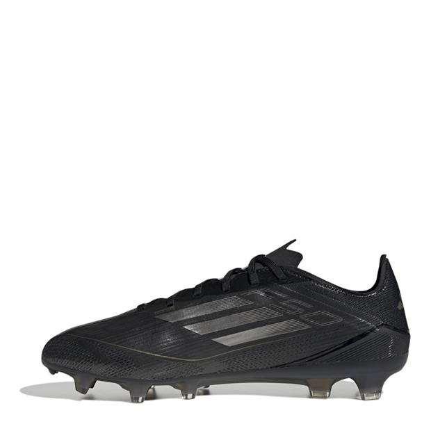 Ghete de fotbal adidas F50 Pro Firm Ground negru argintiu