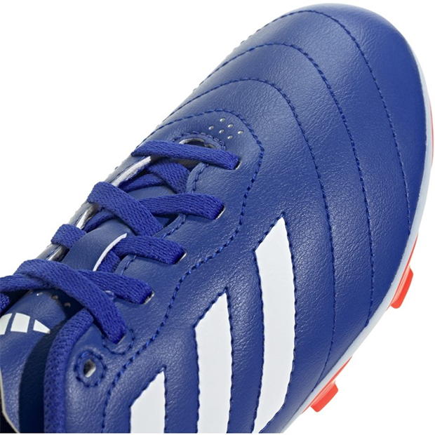 Ghete de fotbal adidas Goletto Firm Ground Juniors albastru alb rosu