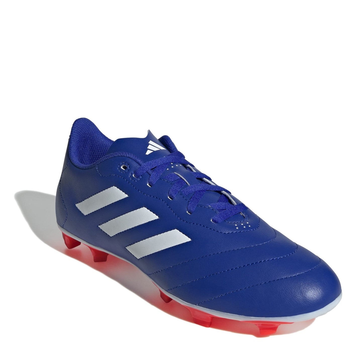 Ghete de fotbal adidas Goletto VIII Firm Ground albastru alb rosu