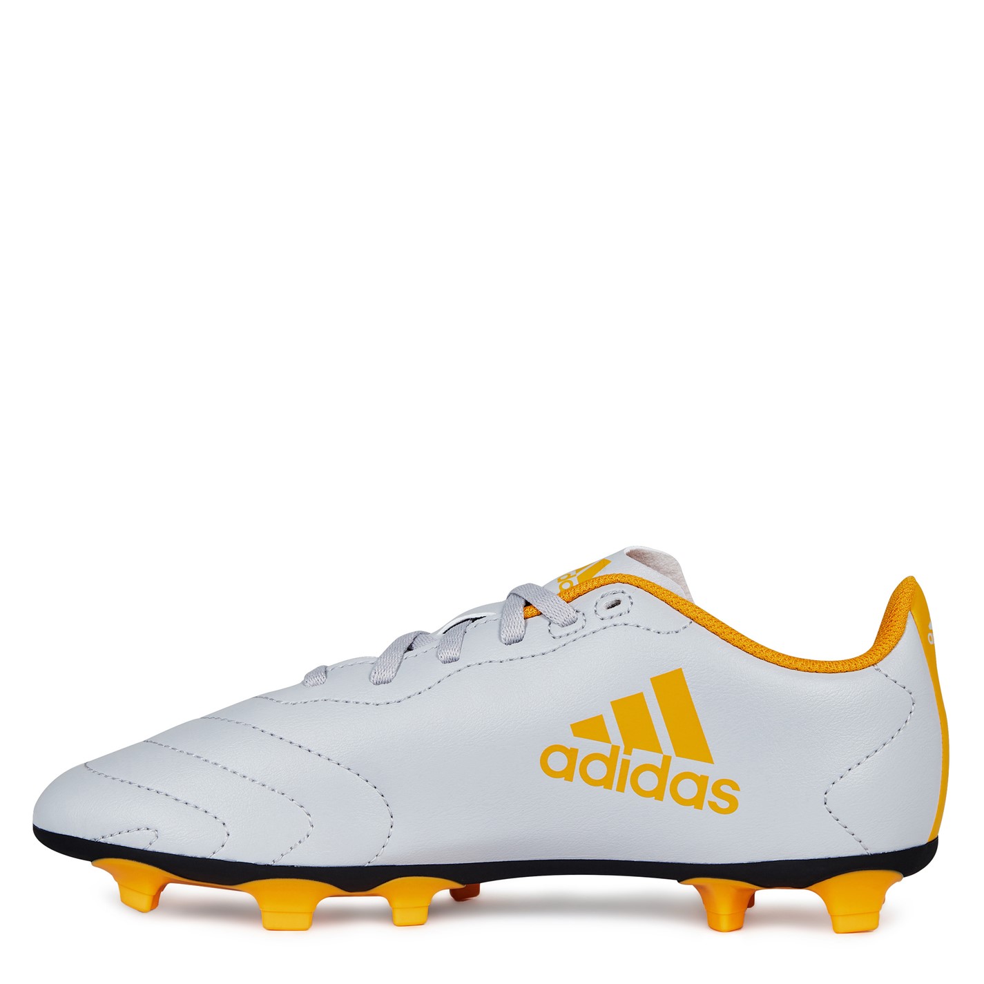 Ghete de fotbal adidas Goletto VIII Firm Ground gri portocaliu