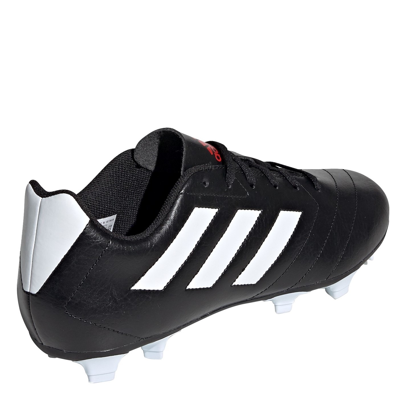 Ghete de fotbal adidas Goletto VIII Firm Ground negru alb